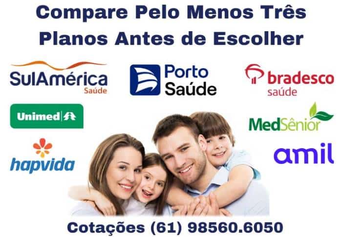 Planos de Saúde Unimed Bradesco Saúde SulAmérica Amil MedSênior e Porto Seguro Saúde em Brasília