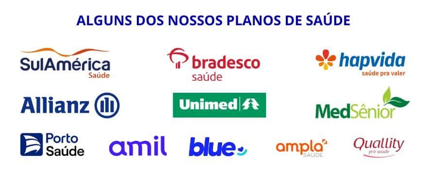 Alguns dos Nossos Planos de Saúde Amil Unimed Bradesco Saúde SulAmérica