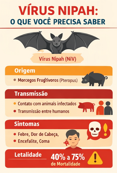 Vírus Nipah O Que Você Precisa Saber
Vírus Nipah Aspectos Pouco Conhecidos.
